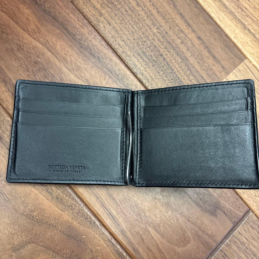 Bottega Veneta マネークリップ ブラック 2つ折り財布