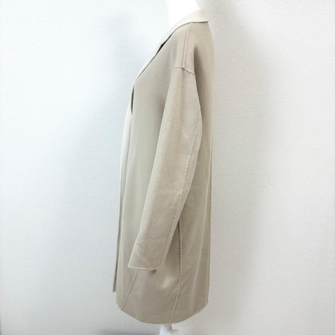 DAISY LIN FOXEY カシミヤコート リバーシブル F ベージュ×白