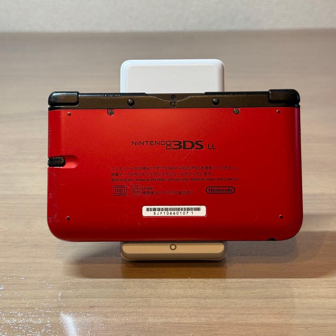 4-175 ニンテンドー3DS LL レッド×ブラック 箱付き