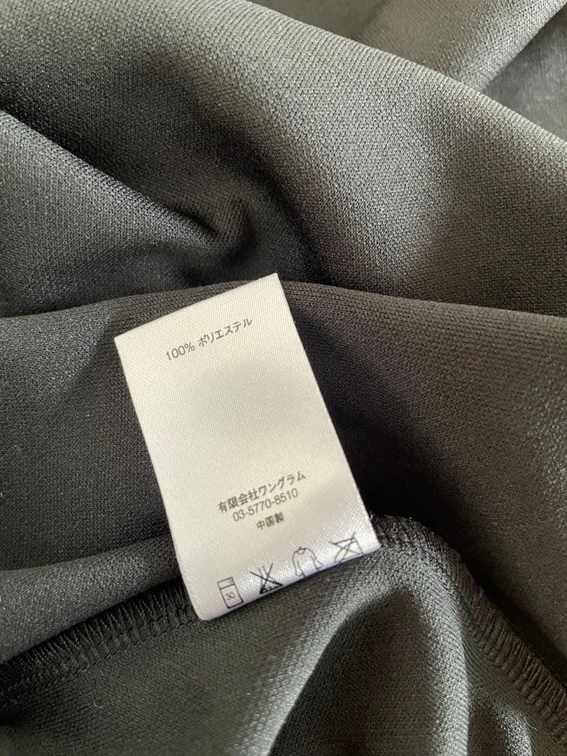 Supreme 黒 長袖ポロシャツ S