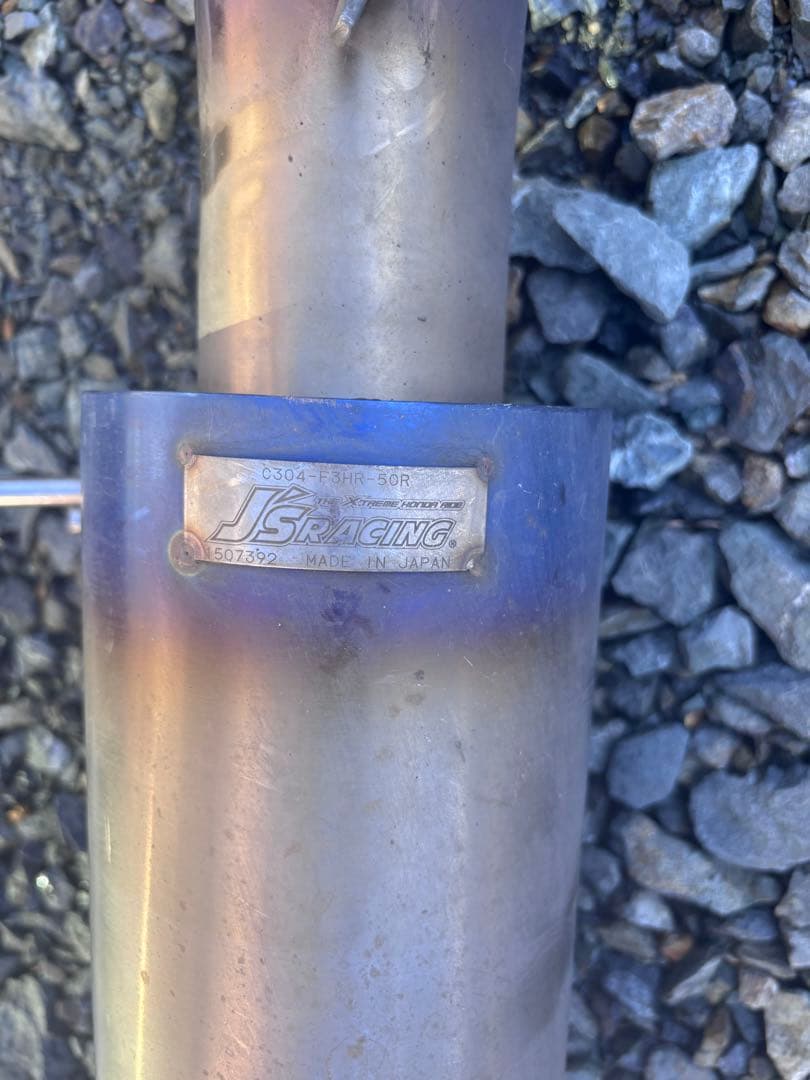 J's RACING SUS304マフラー ge8 フィット