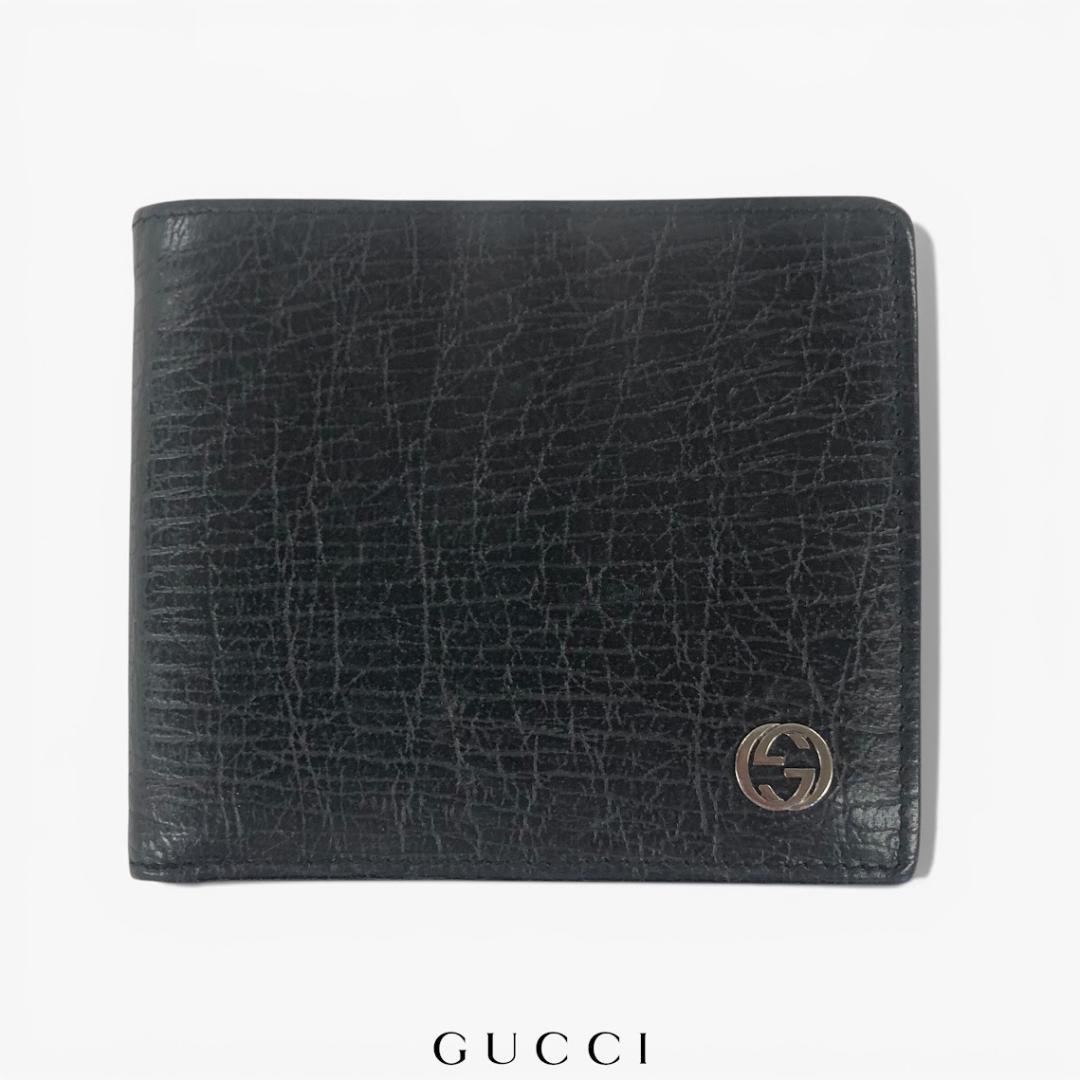 GUCCI グッチ 115217 0416 インターロッキングG レザー 財布