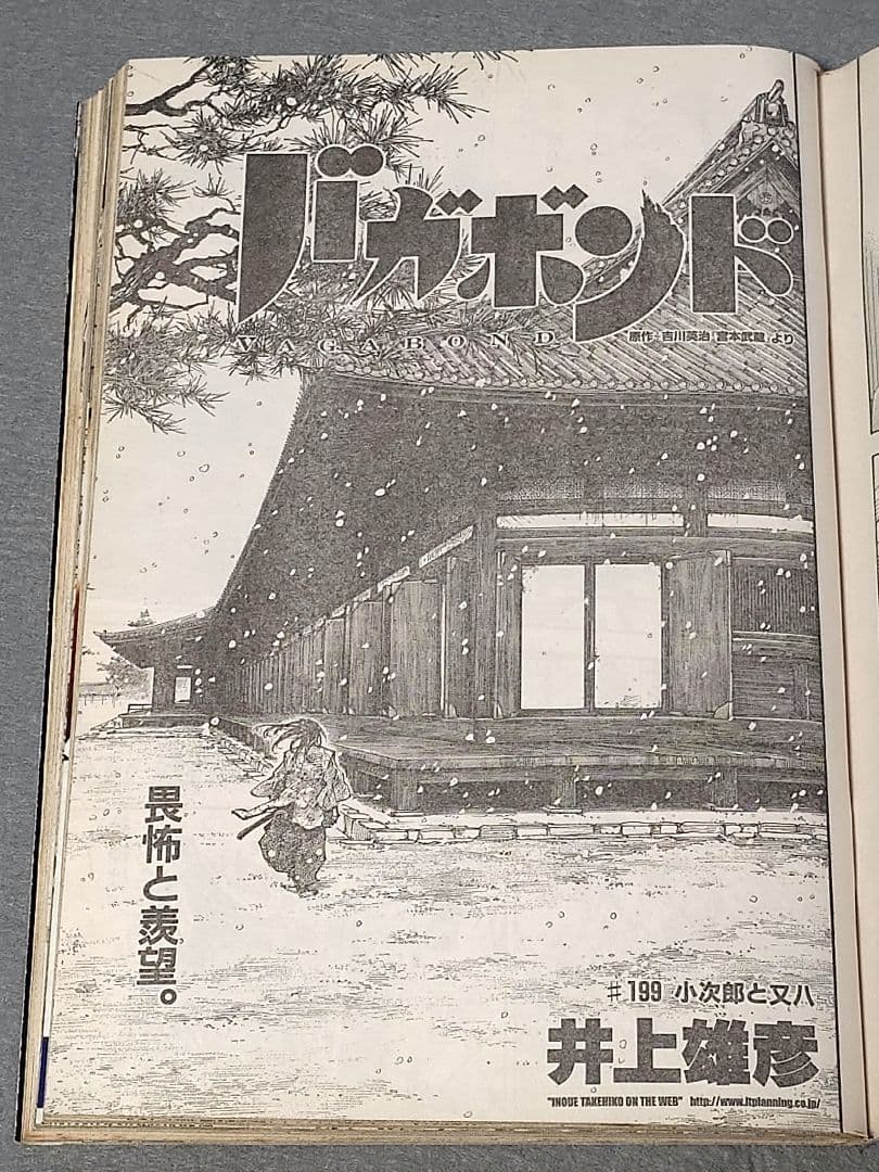 モーニング2006年1月31日7号/バガボンド#199 小次郎と又八/井上雄彦