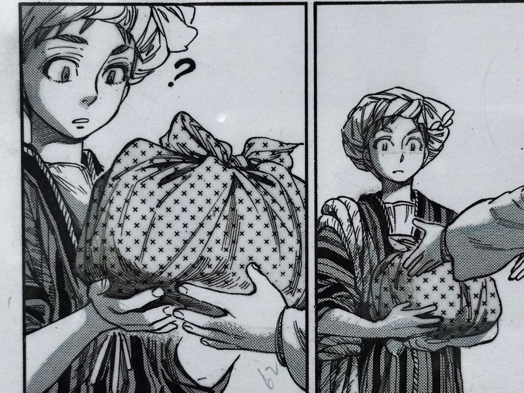 【額装】森薫　乙嫁語り　複製原稿　2種セット（パリヤの告白I・II）