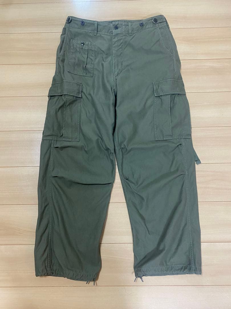 ナイジェルケーボン　アーミーカーゴパンツ カーキ 34 定価¥38,500