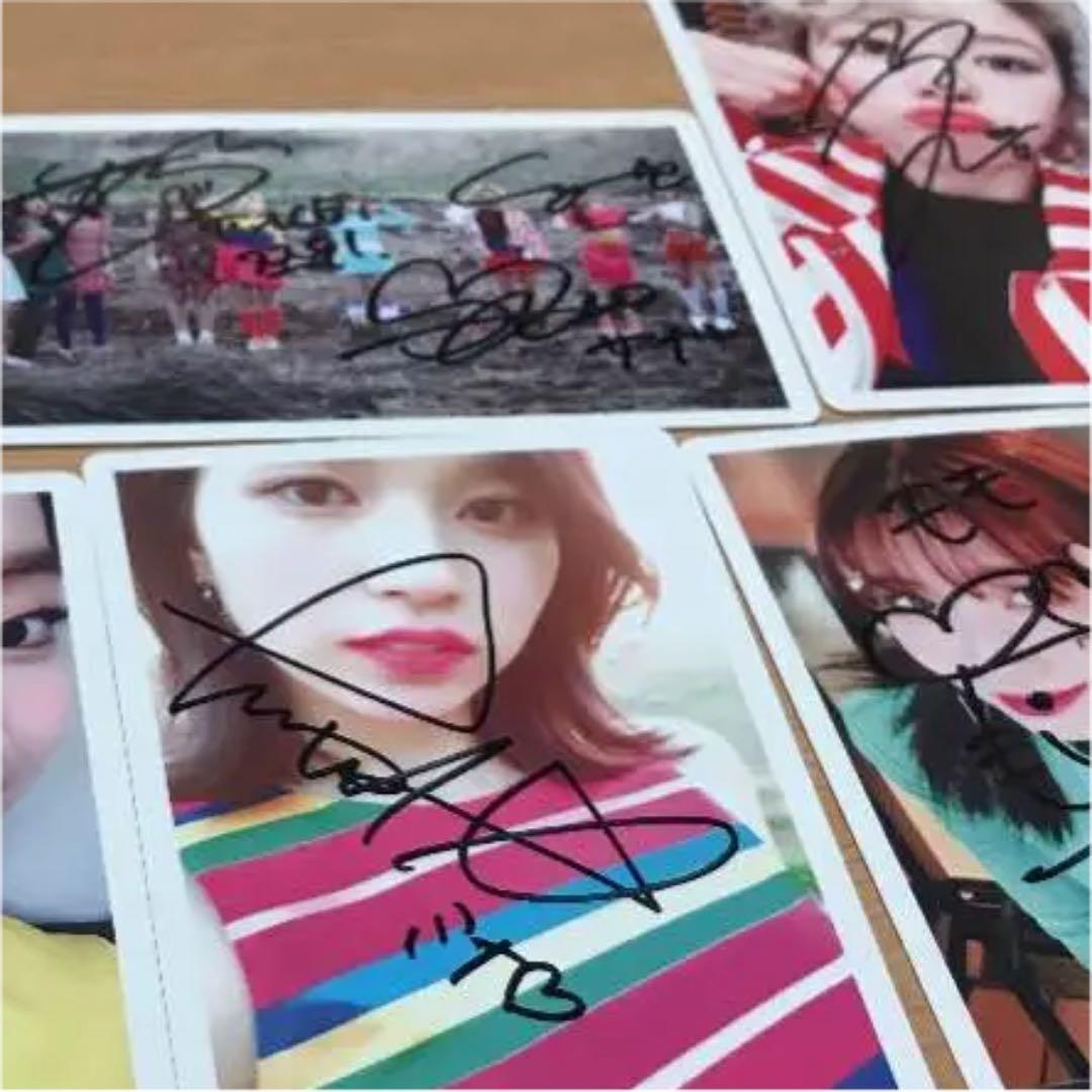 TWICE 直筆サイン