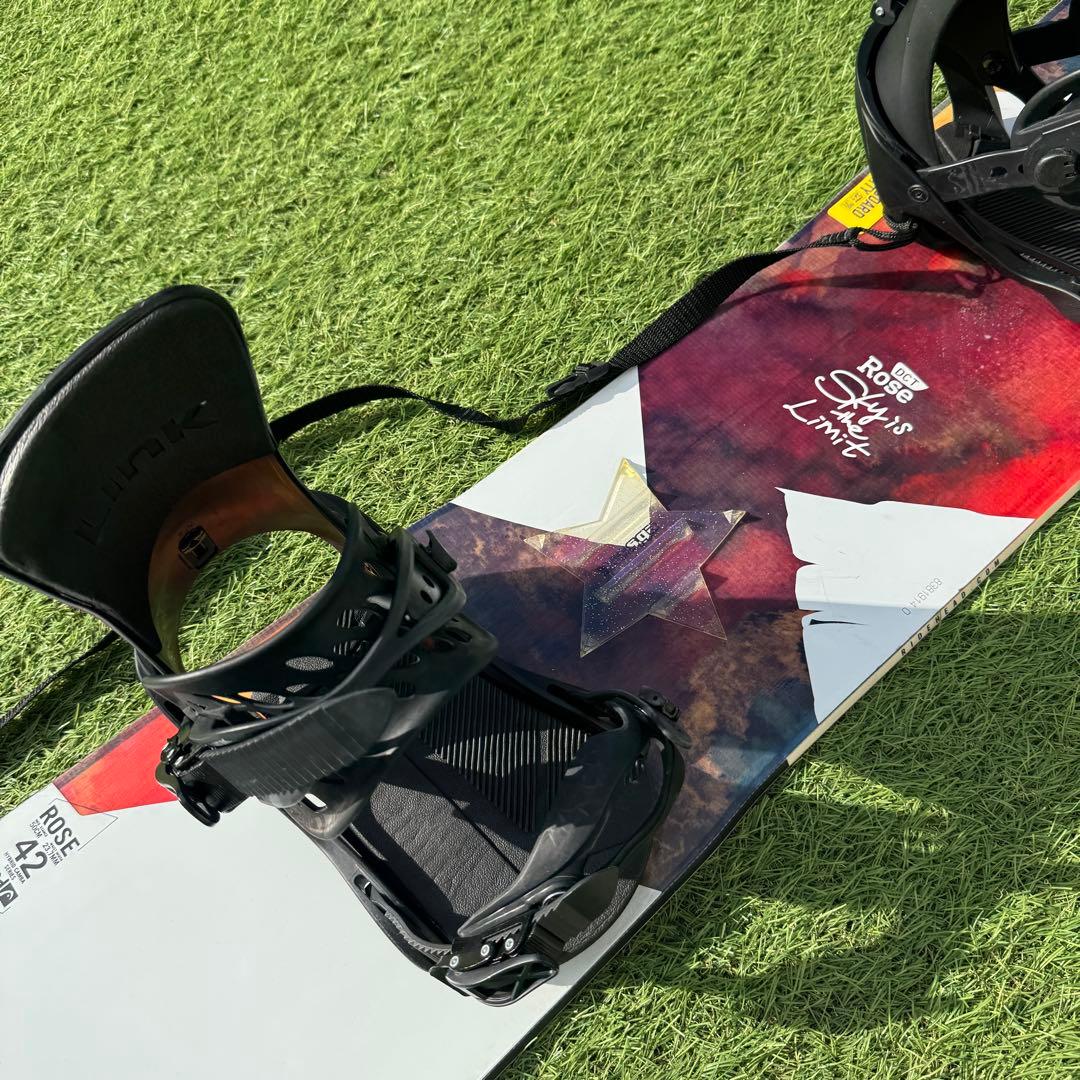 レディース　HEAD ROSE 142cm 18/19 LINK S セット