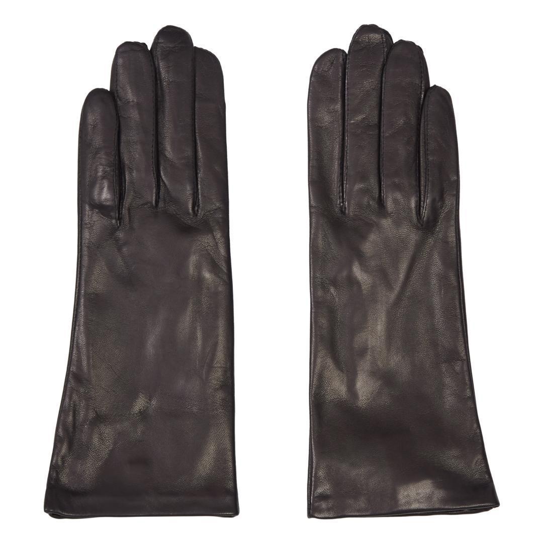 MAISON FABRE ラムスキン レザーグローブ｜ブラック 7.5