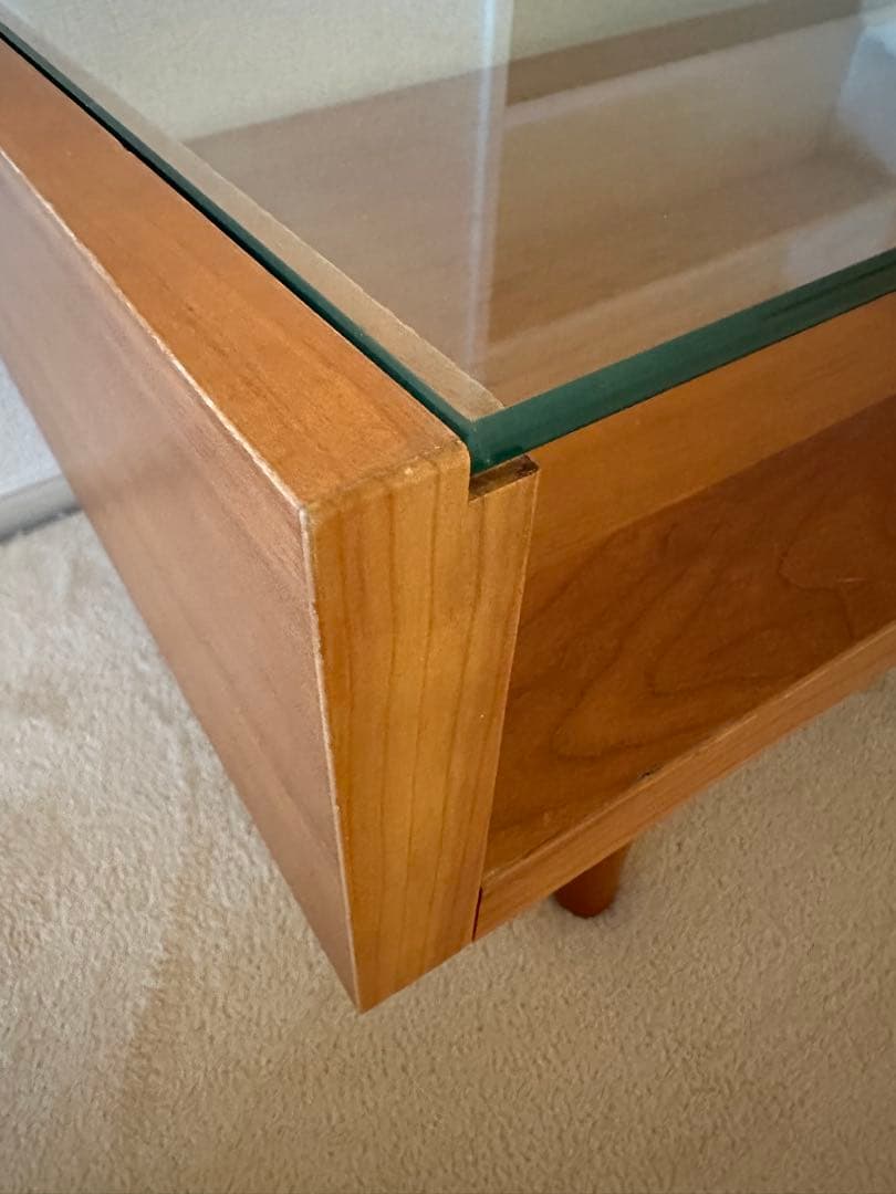 unicoウニコ ecco エッコ シリーズ ガラスローテーブル