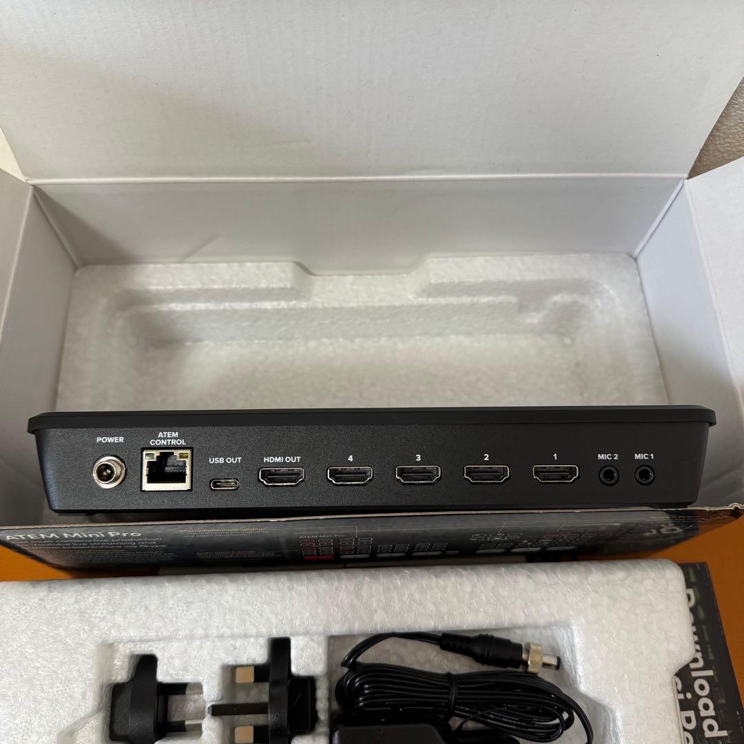 Blackmagic Design ATEM Mini Pro ライブ配信機材