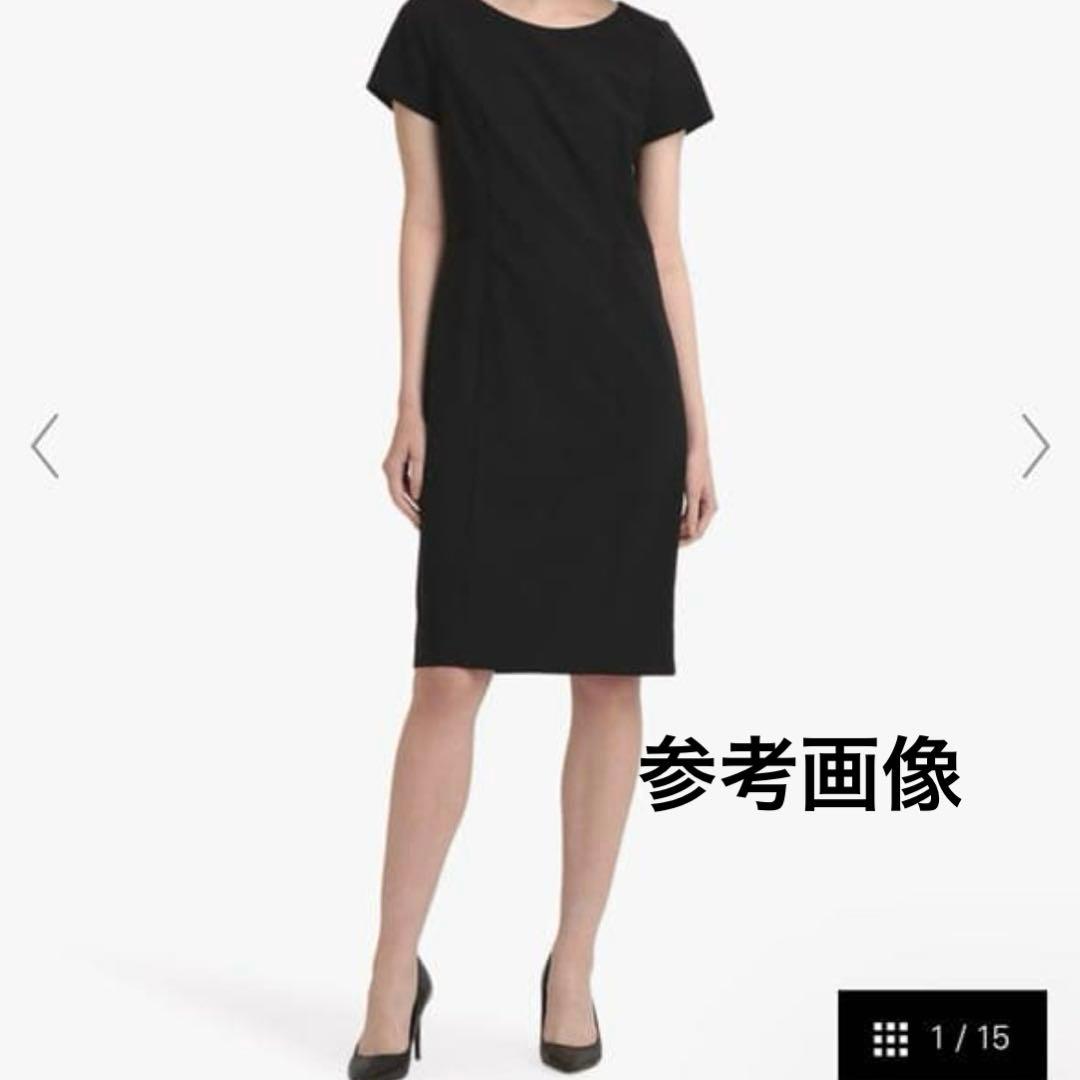 美品　Theoryノーカラージャケット ワンピーススーツ セットアップ ネイビー