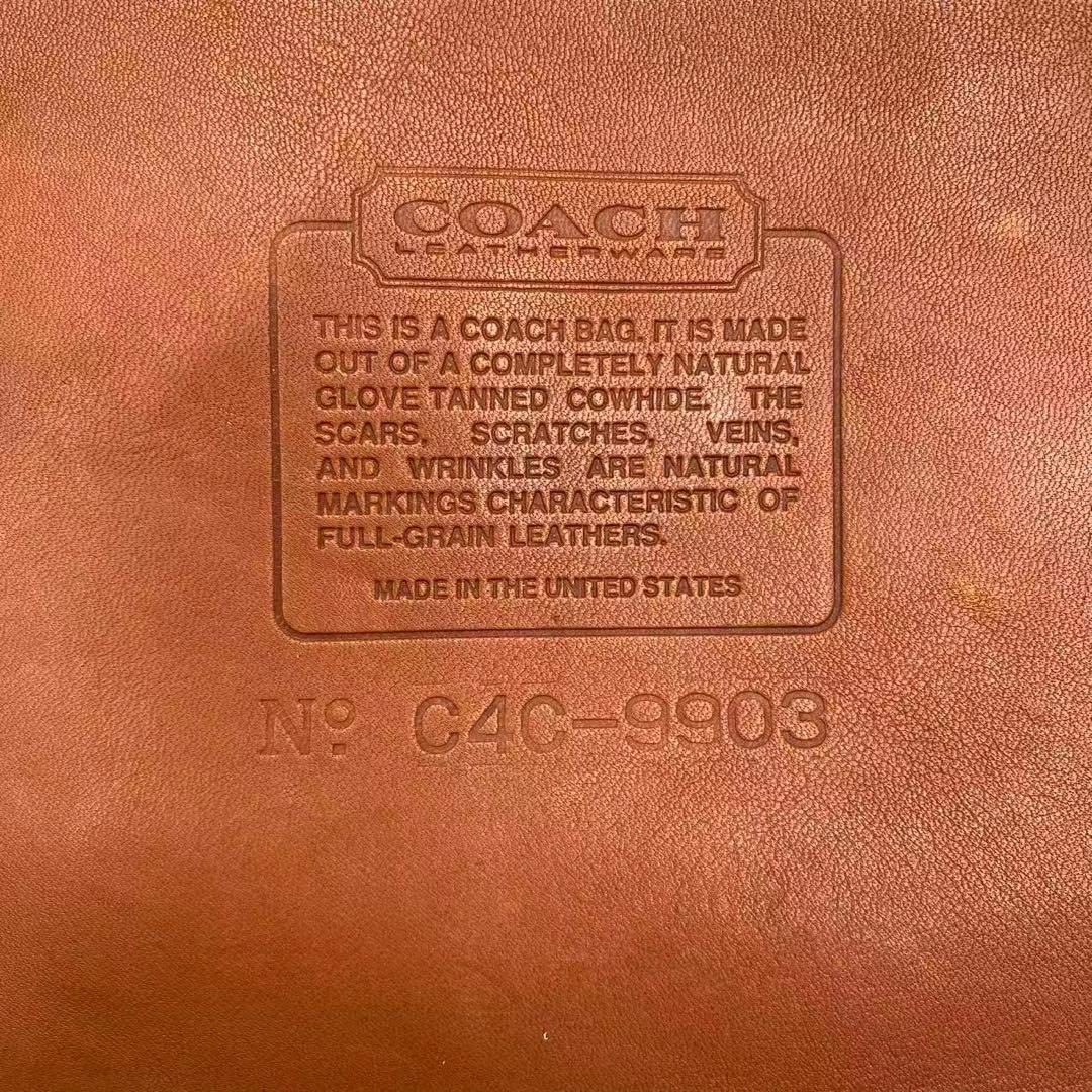 コーチ　オールドコーチ　ショルダーバッグ　2way 肩掛け　斜め掛け　9903