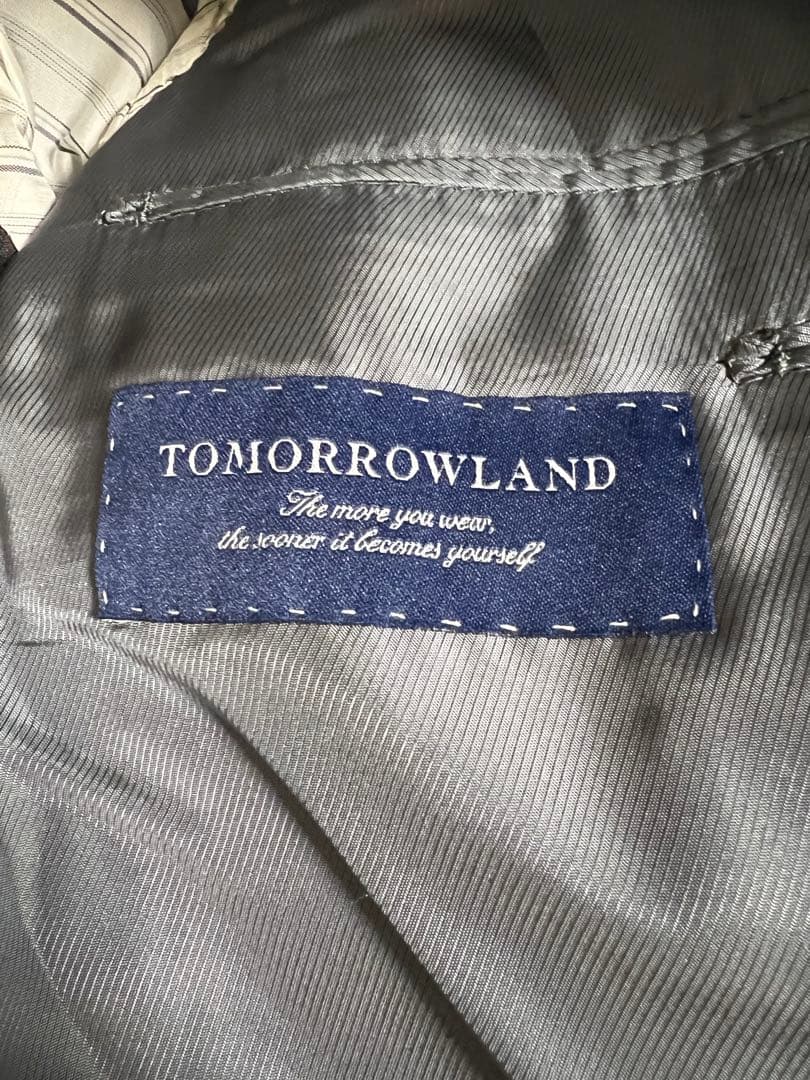 【美品】トゥモローランド　スリーピーススーツ　ゼニア生地　サイズS
