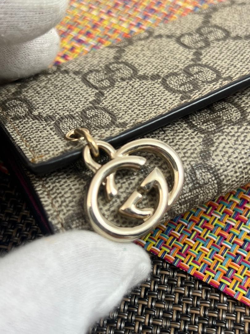 ✨極美品✨ GUCCI グッチ　GGチャーム　６連キーケース　GGスプリーム