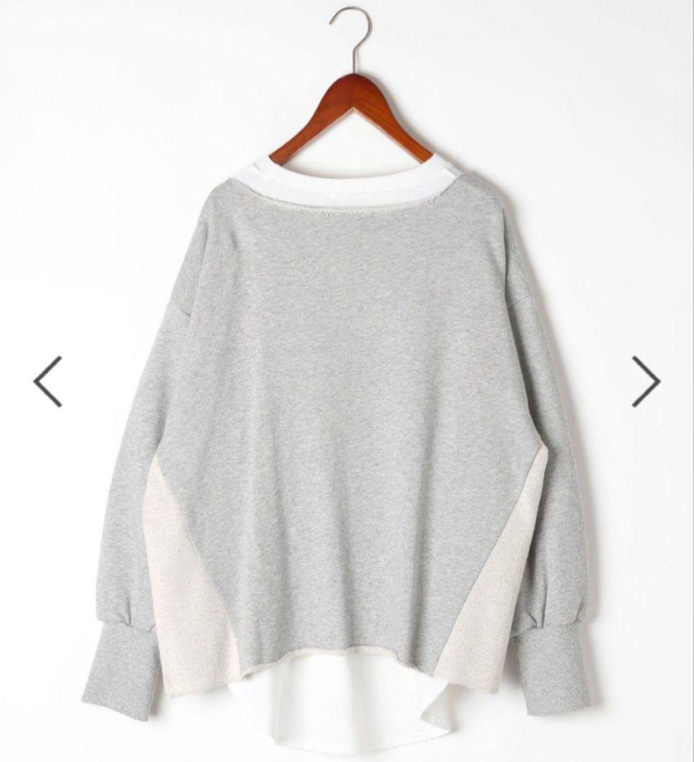 ニコアンド　erinko大人なセットプルオーバー　グレー　М