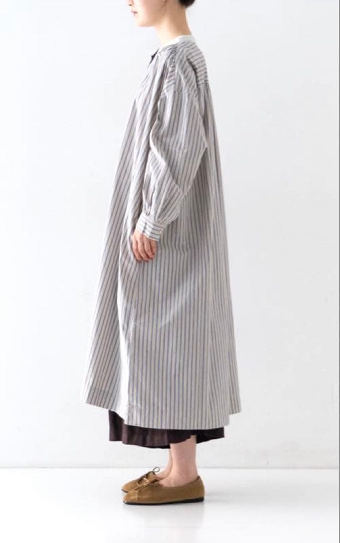 専用です 2025AWネストローブコットンストライププルオンワンピース 現行品