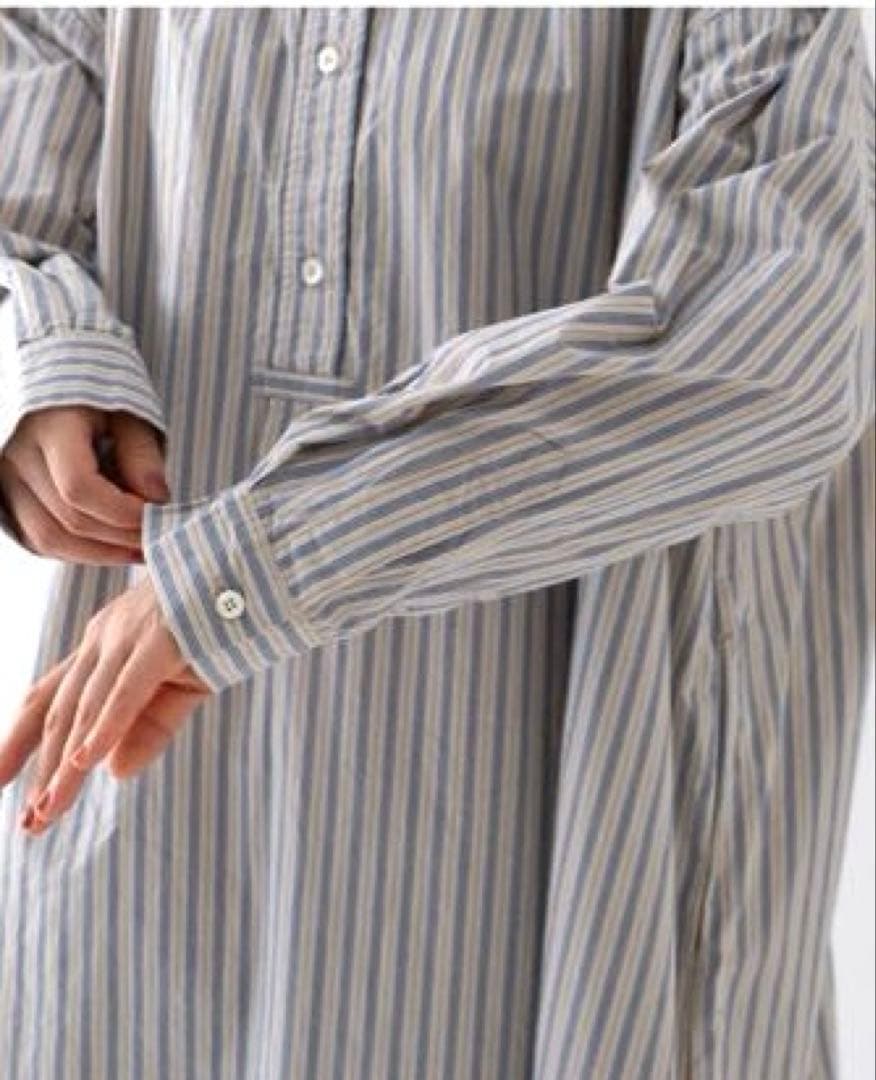 専用です 2025AWネストローブコットンストライププルオンワンピース 現行品