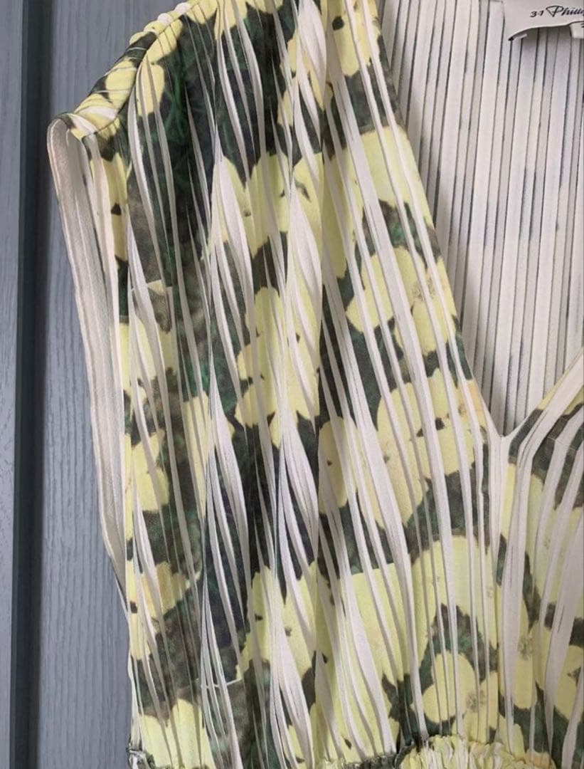 ひさこそり様美品3.1 Phillip Limフラワープリーツロングワンピース