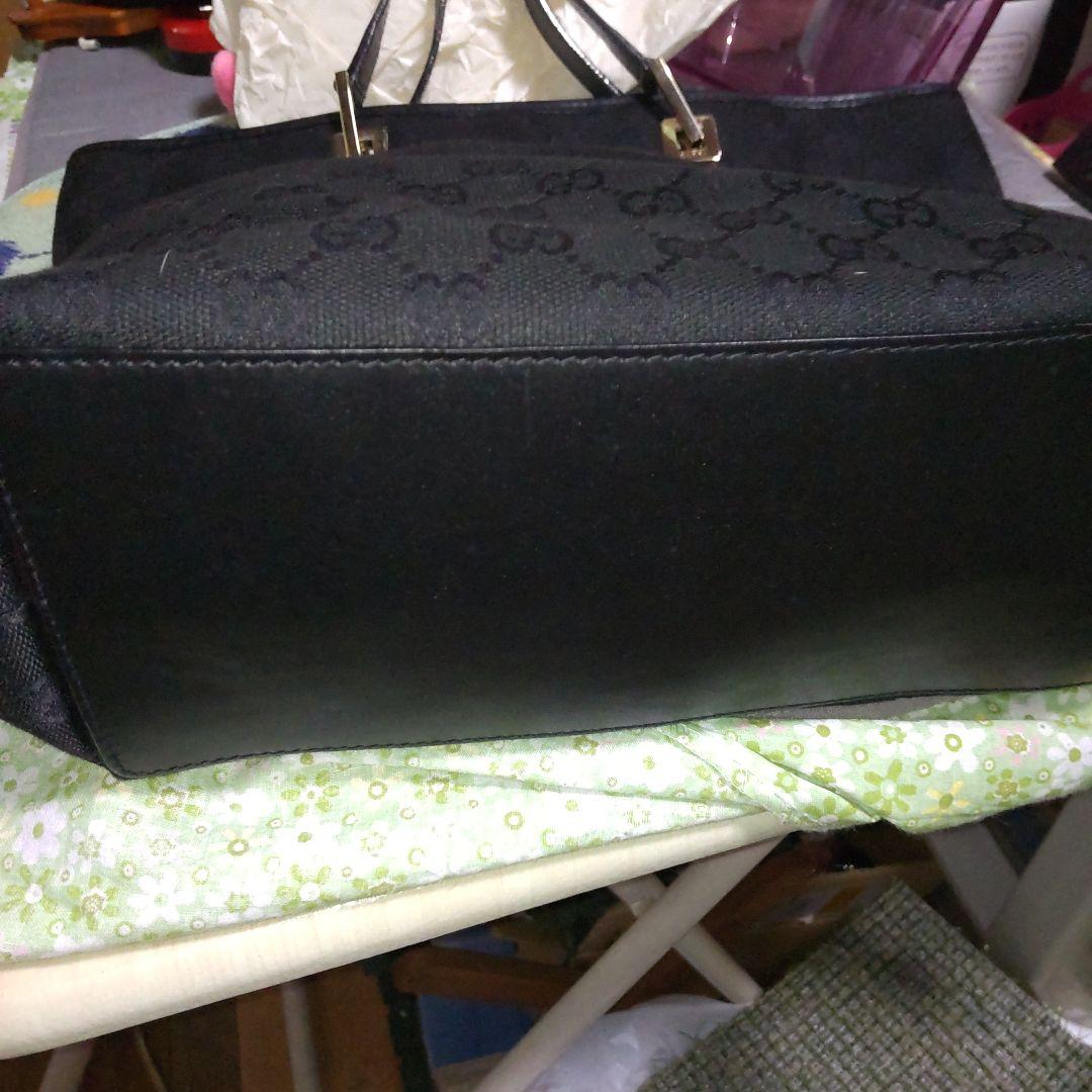Gucci 黒 キャンバストートバッグ