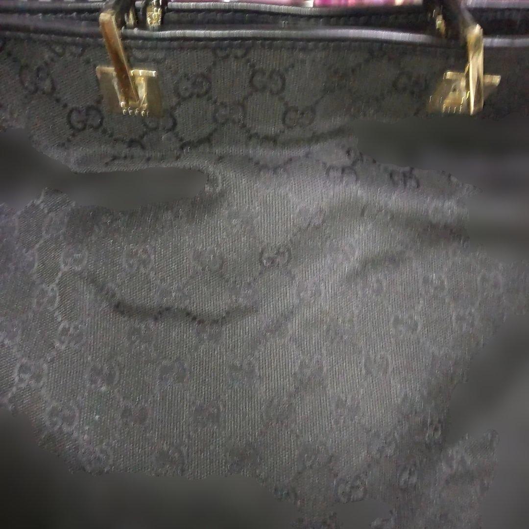 Gucci 黒 キャンバストートバッグ