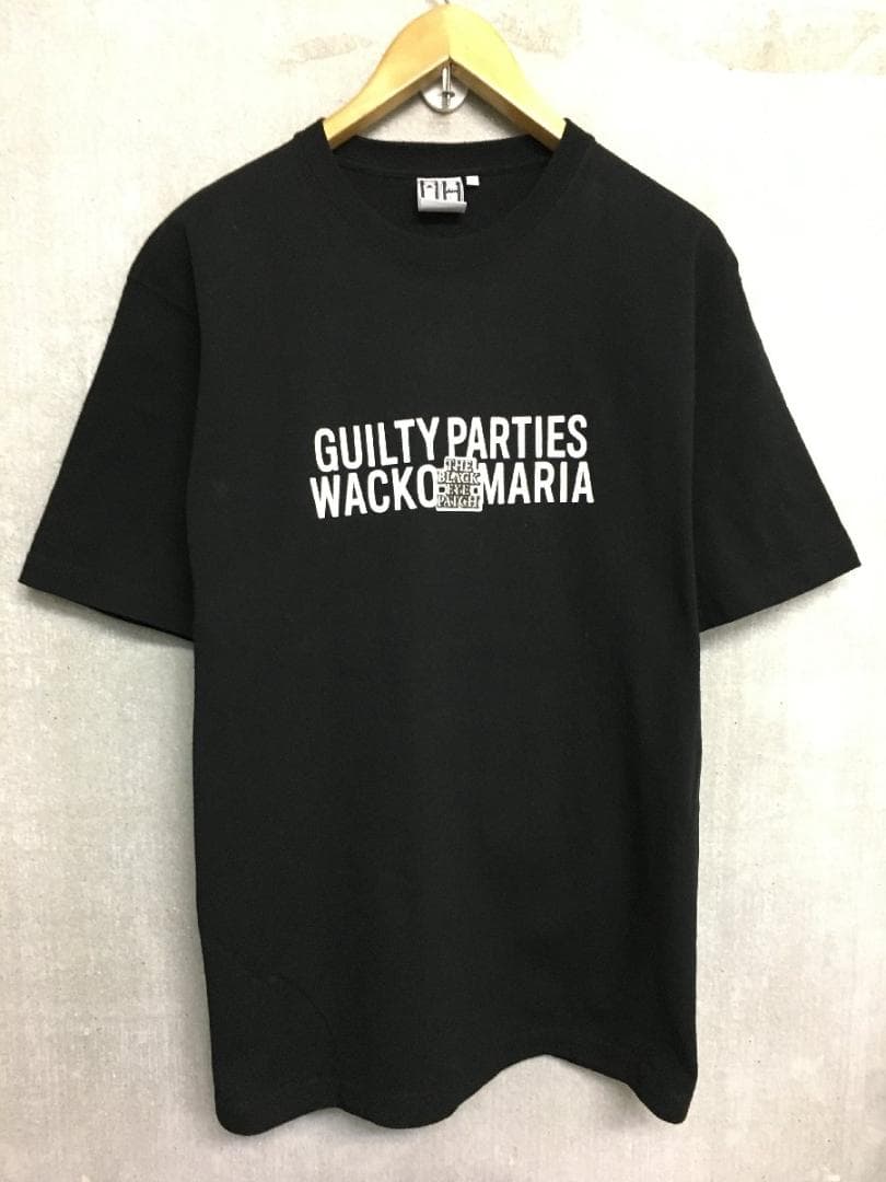 ブラックアイパッチ ワコマリア ロゴプリント Tシャツ 黒 サイズL