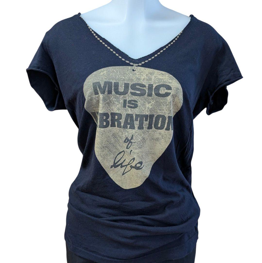 LGB レア MUSIC Ｔシャツ カットソー ブラック 美品