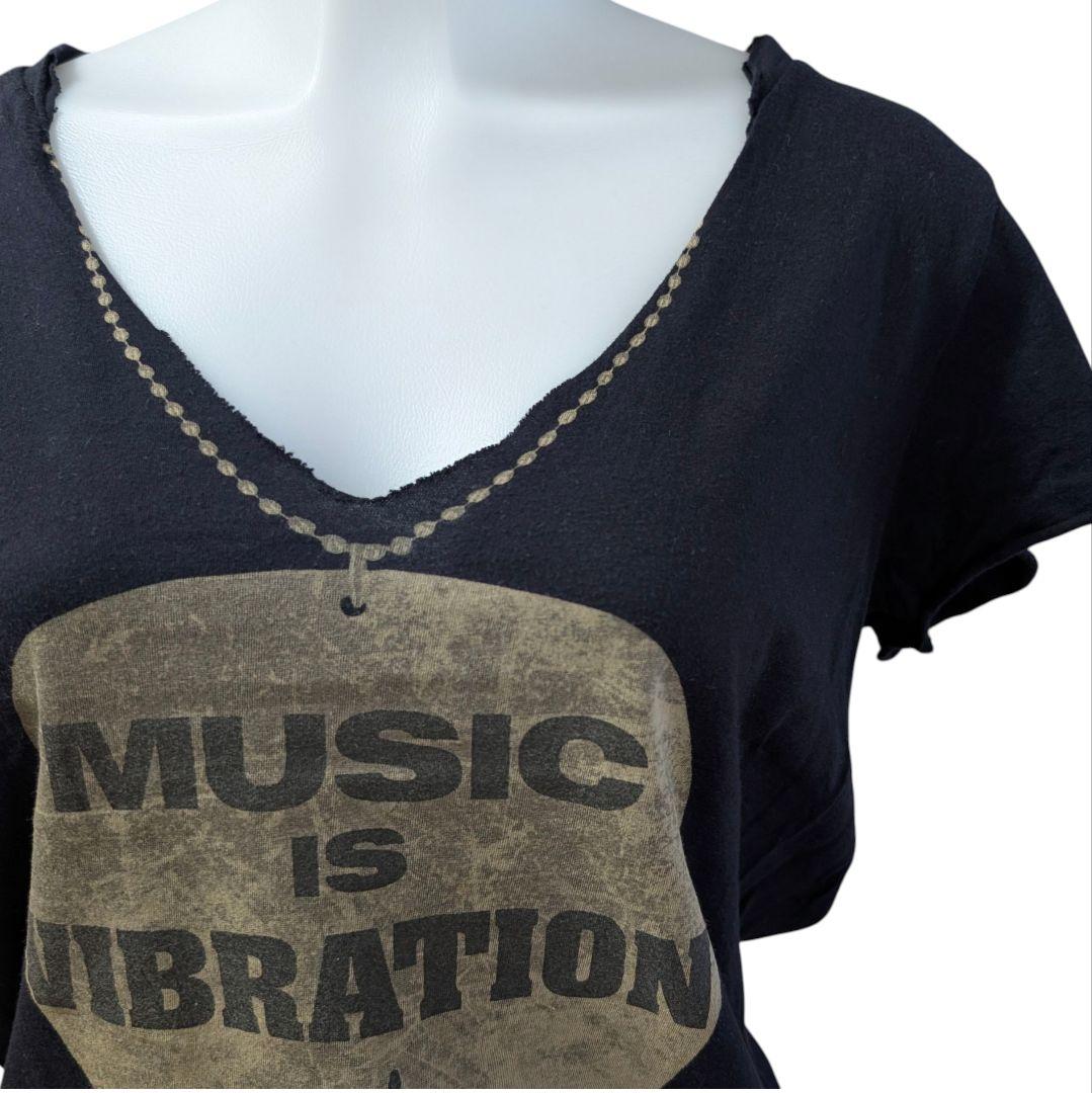 LGB レア MUSIC Ｔシャツ カットソー ブラック 美品