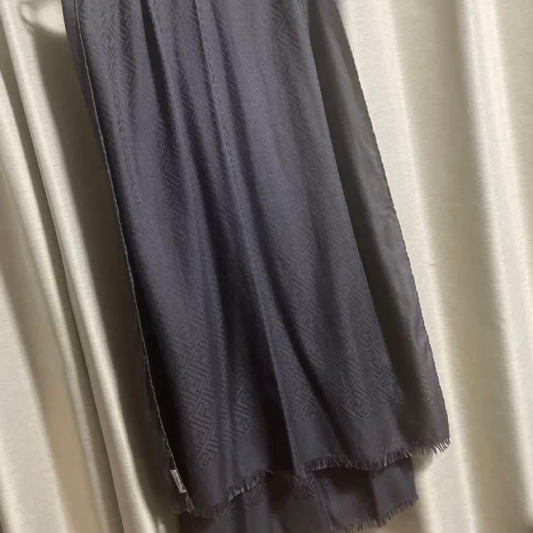 フェンディ　ストール　ブラウン　グレー