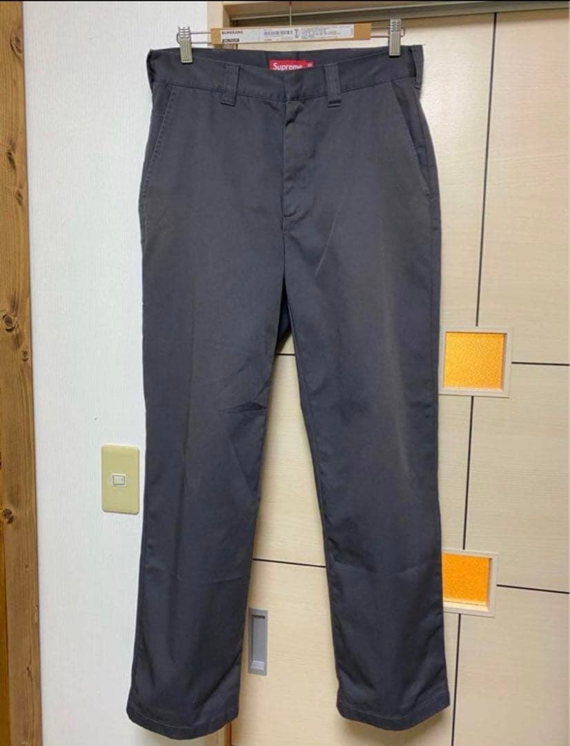 t*m様 キムタク着私物同型同色23SS Supremeシュプリームチノパンワー