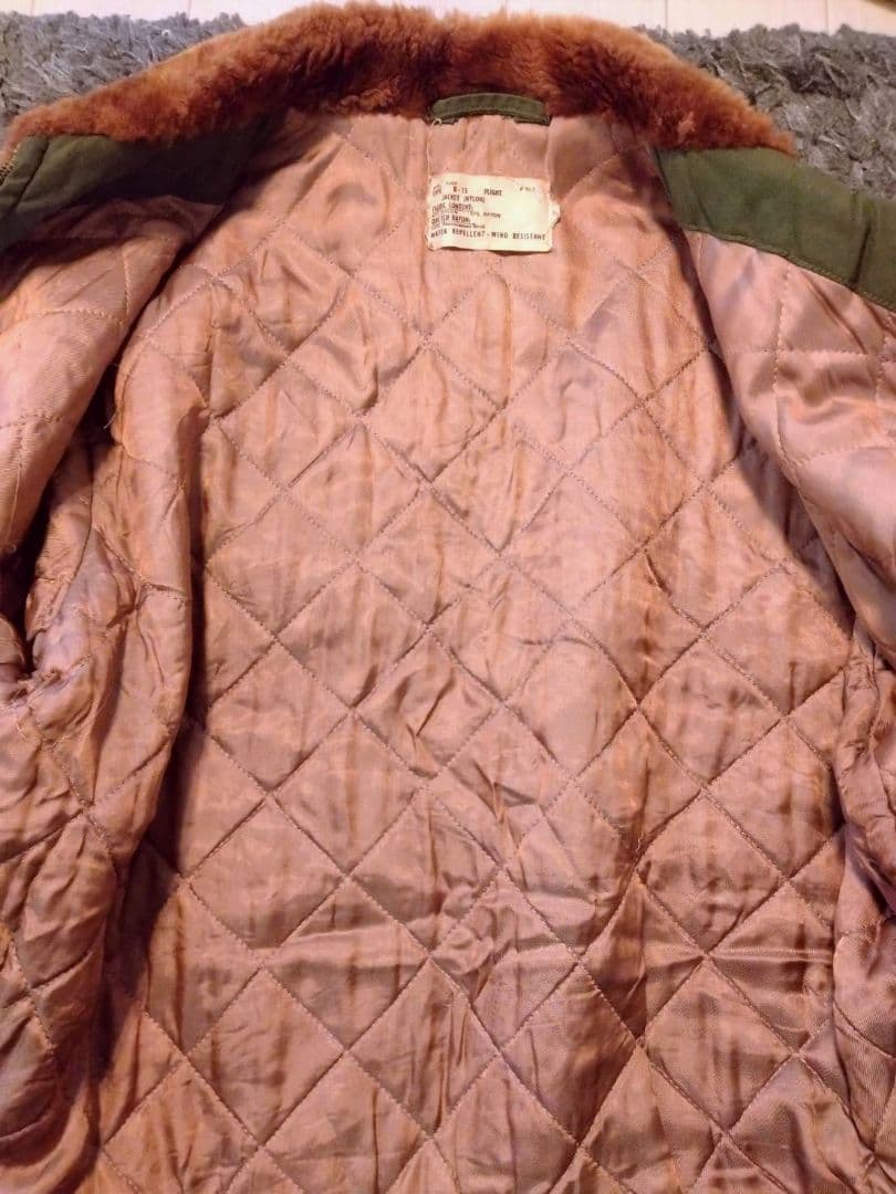 【希少】50s B-15 フライトジャケット 民間 vintage