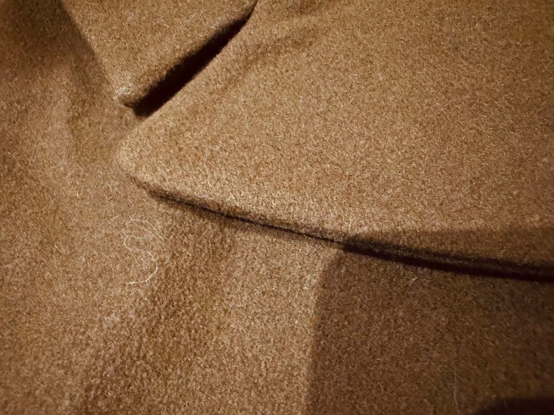 ウール コート　イタリア製　チョコレートブラウン　チェスター