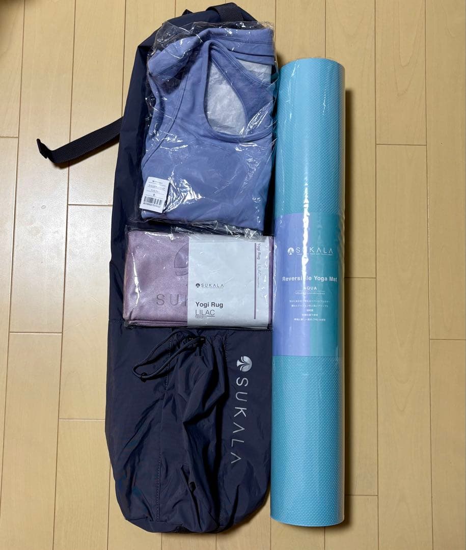 【いちご】LAVA SUKARA ヨガマットセット