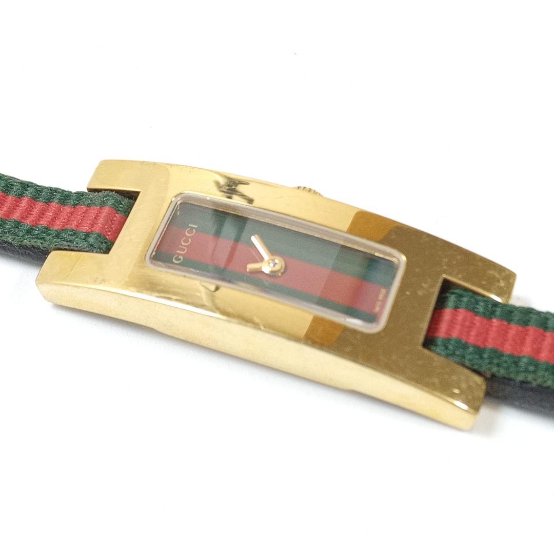 GUCCI　グッチ　腕時計　3900L　シェリーライン　スクエア　ゴールド