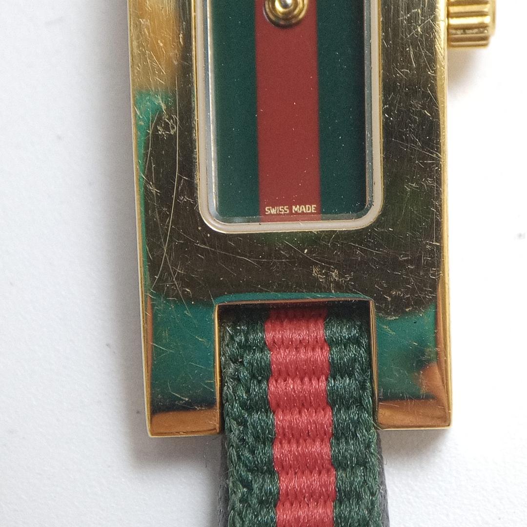 GUCCI　グッチ　腕時計　3900L　シェリーライン　スクエア　ゴールド