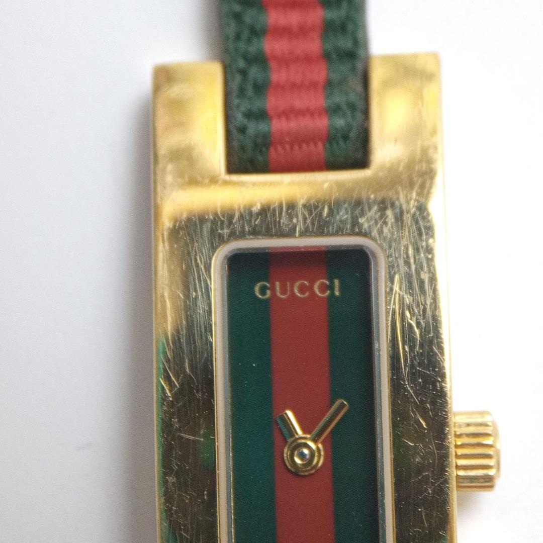 GUCCI　グッチ　腕時計　3900L　シェリーライン　スクエア　ゴールド