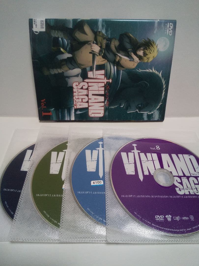 【レンタル落ち】アニメDVD ヴィンランドサガ １期２期 全巻セット【キズ多】