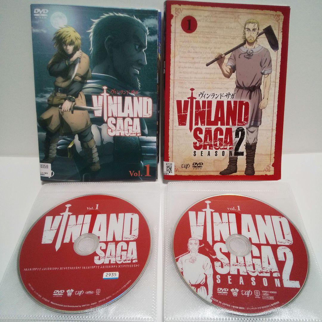 【レンタル落ち】アニメDVD ヴィンランドサガ １期２期 全巻セット【キズ多】