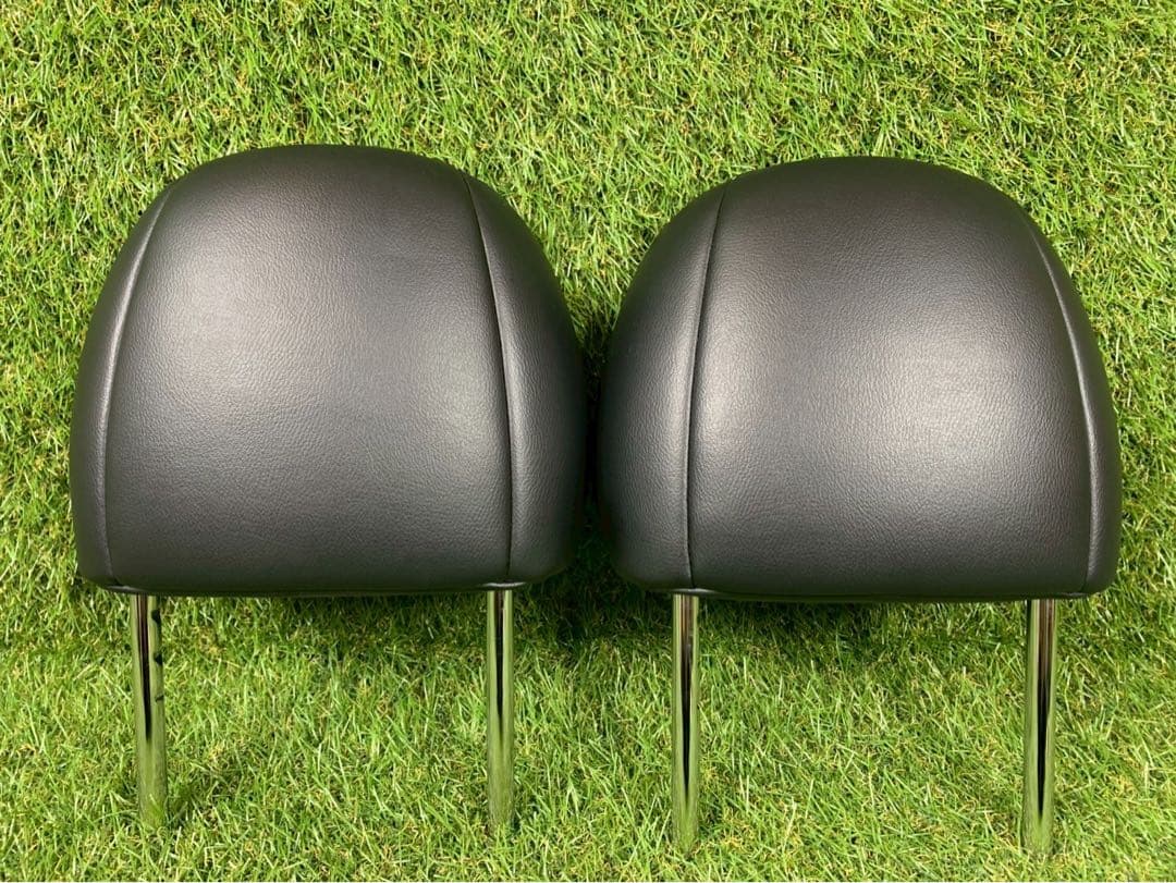 【新車外し】ハイエース 4〜7型 ダークプライム 純正 ヘッドレスト 2個セット