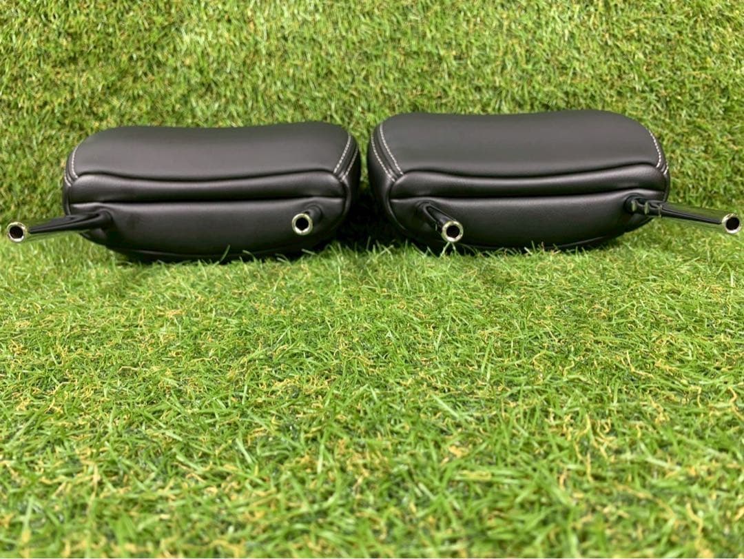 【新車外し】ハイエース 4〜7型 ダークプライム 純正 ヘッドレスト 2個セット