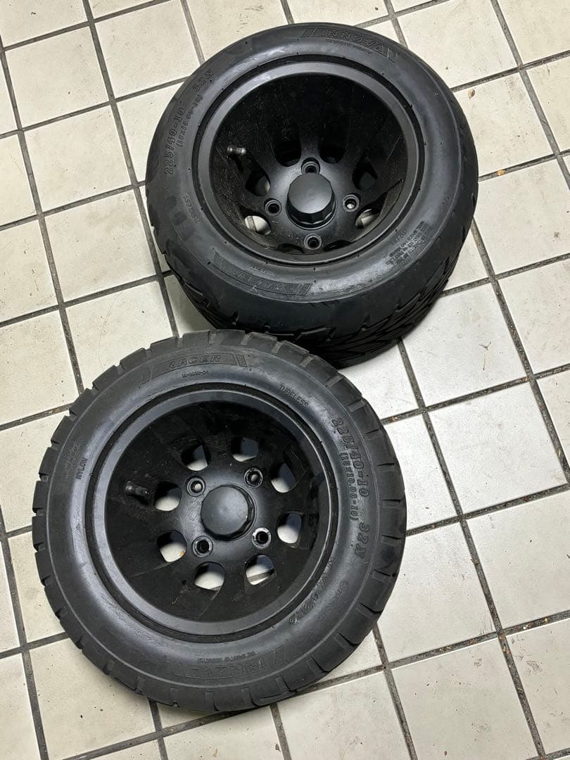 専用出品沖縄行き2ストジャイロ　ワイドホイール&タイヤ