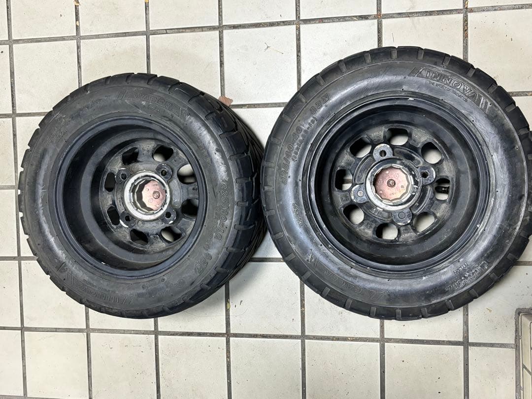 専用出品沖縄行き2ストジャイロ　ワイドホイール&タイヤ