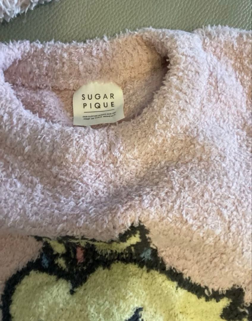 新品！ジェラピケお好きな方に！ピーチ姫のプルオーバーふわもこ上下セットピンク