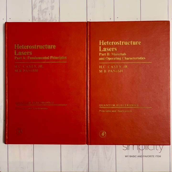 Heterostructure Lasers 2冊セット