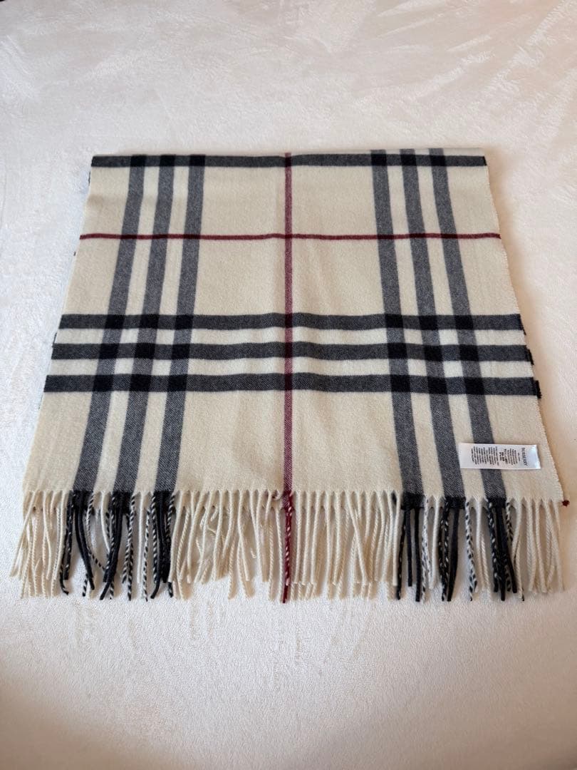 BURBERRY ワイドチェック　カシミヤストール