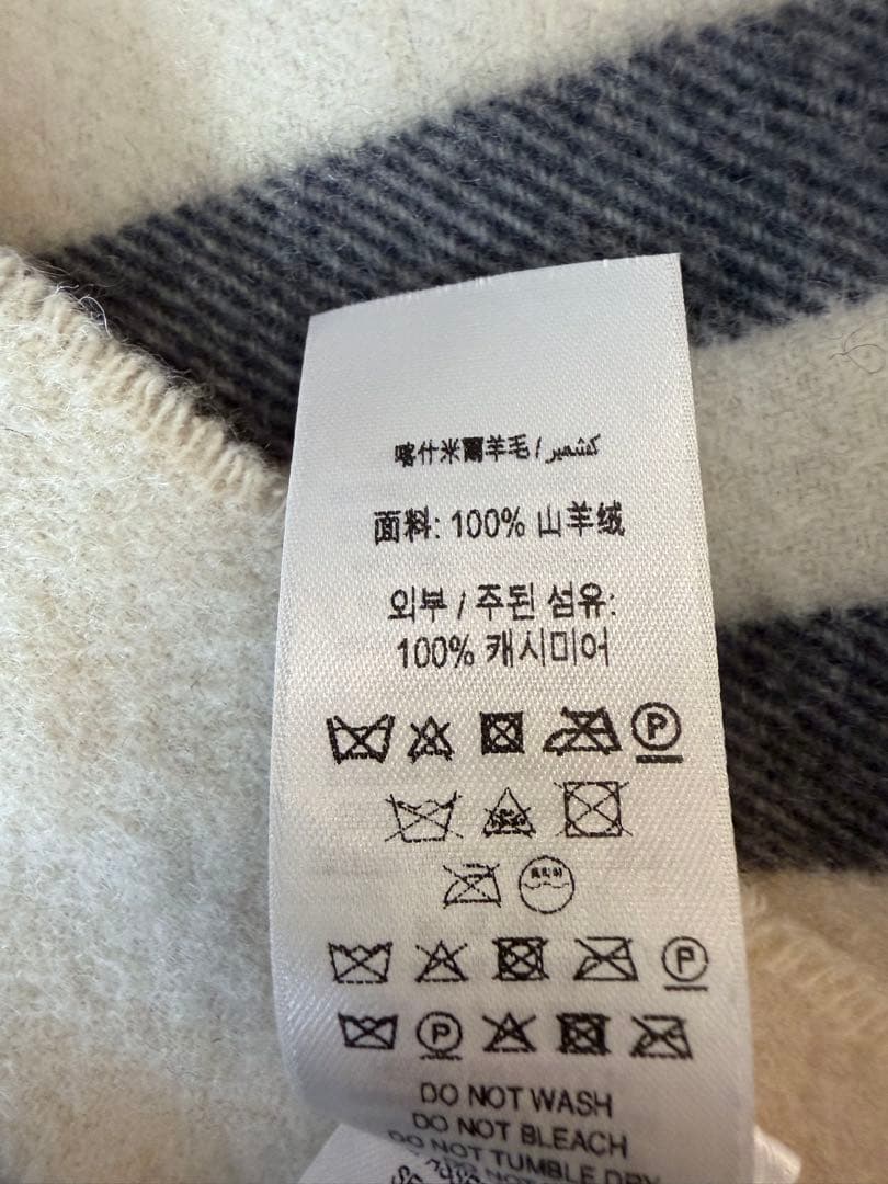 BURBERRY ワイドチェック　カシミヤストール