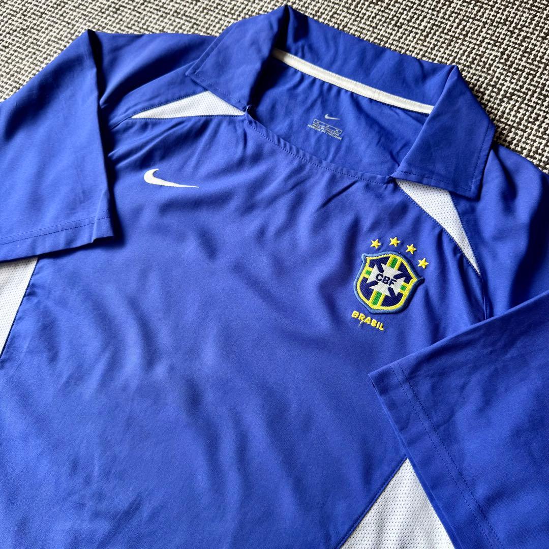 【日韓W杯×襟付きアウェイ】ブラジル代表 ２００２（A）NIKE