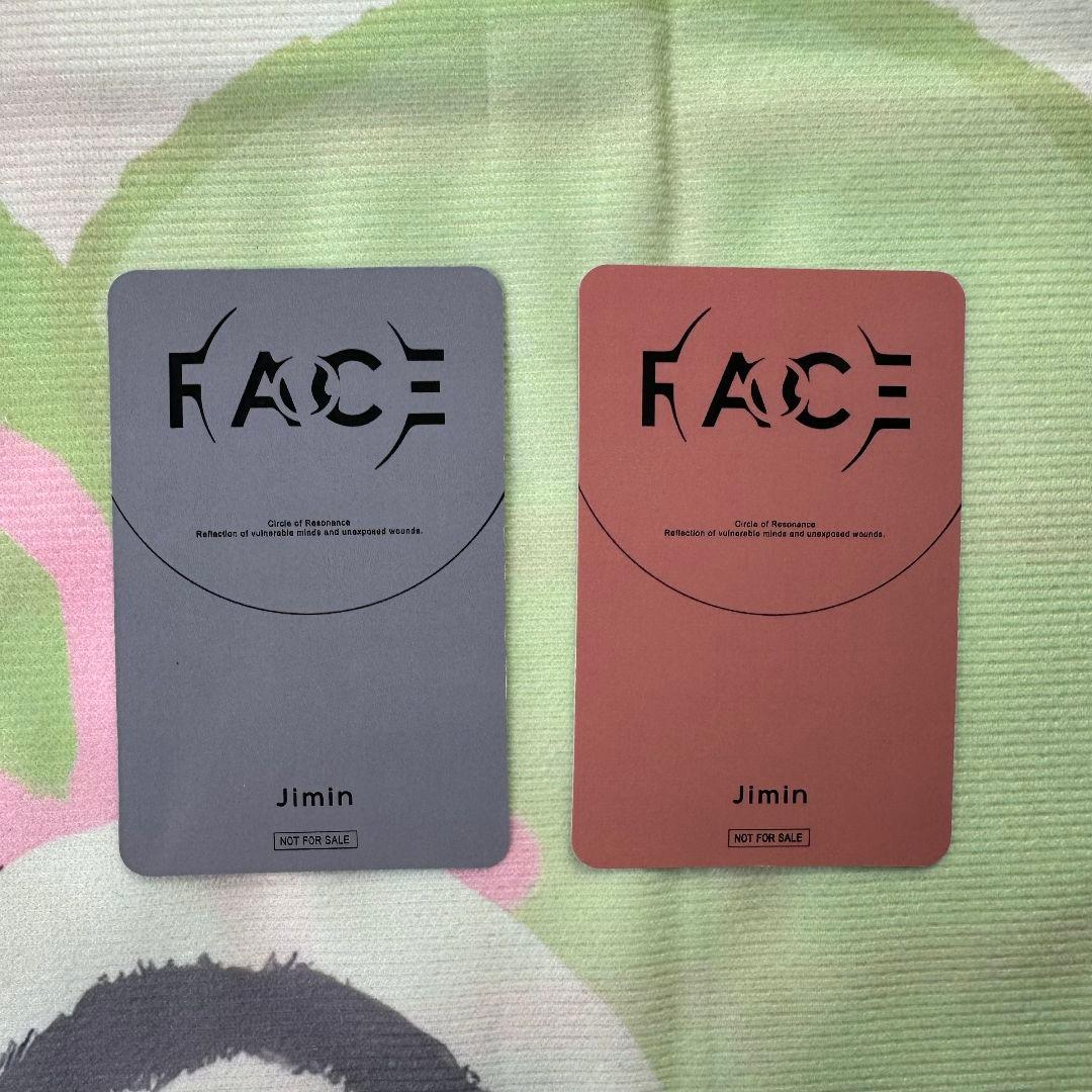 BTS FACE 当選 ラキドロ トレカ ジミン JIMIN 2枚