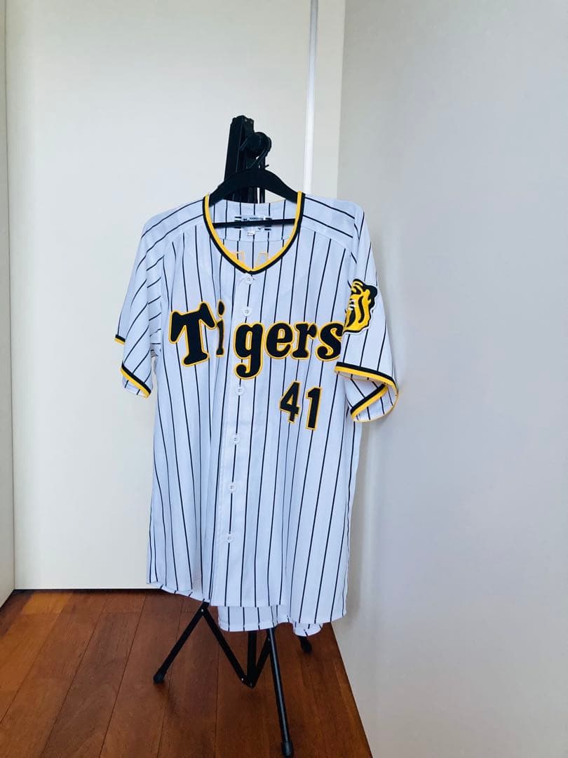 ミズノ　阪神タイガース　村上　ホーム　ユニフォーム　メンズ　M 刺繍