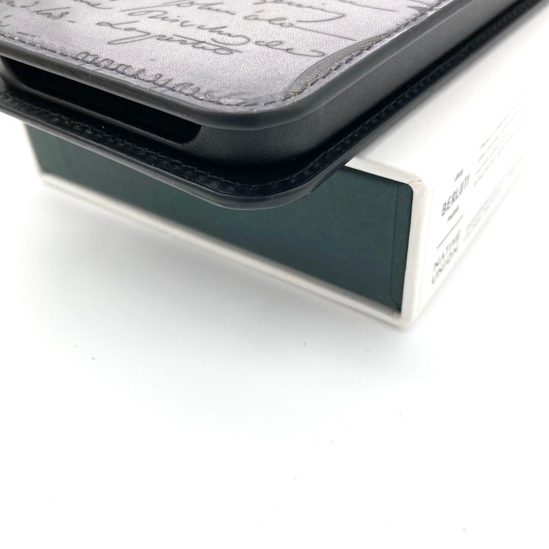 極美品 ベルルッティ iPhone13ProMAX ケース 手帳型 カバー
