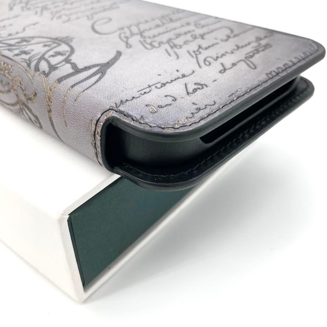 極美品 ベルルッティ iPhone13ProMAX ケース 手帳型 カバー